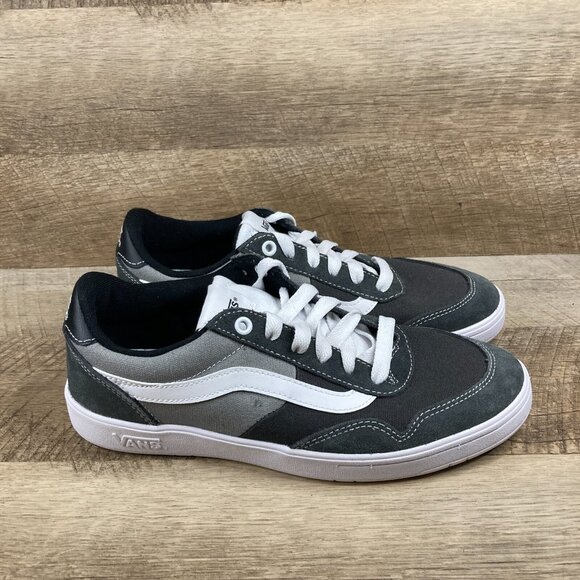 VANS Cruze Too CC Multi Block Dark Gray Canvas Suede Shoe Mens 8.5 Womens 10 NEW - Picture 2 of 9